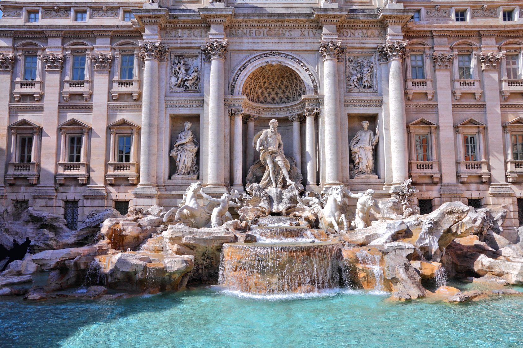 Trevi Fountain, Rome, Italy (Фонтан, Италия Рим) бесплатно